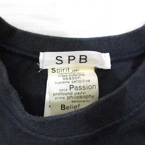 エスピービー SPB 半袖 Tシャツ 2 濃紺 ネイビー 日本製 レディース_画像3