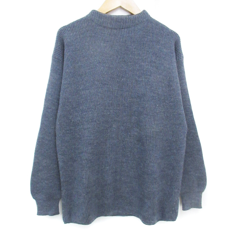  Comme Ca Du Mode fiyuCOMME CA DU MODE FILLE rib knitted sweater long sleeve high‐necked wool total pattern F navy blue navy /FF28 lady's 