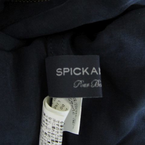 スピック&スパン Spick&Span ブルゾン 長袖 テンセル ロールアップ ポケット 38 ネイビー af1849 レディース_画像7