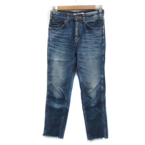  Stunning Lure STUNNING LURE Denim pants jeans ankle height cut off woshu processing 25 blue blue /YS2 lady's 