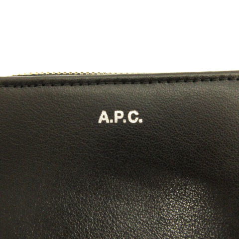 特別セーフ ウォレット 二つ折り財布 A.P.C. アーペーセー ラウンド