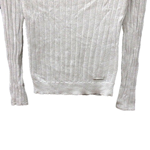  Mayson Grey MAYSON GREY knitted cut and sewn V neck long sleeve Libra me2 light gray /MN #MO lady's 