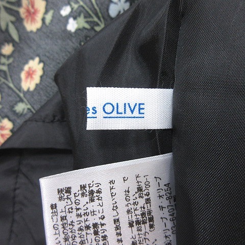 未使用品 オリーブデオリーブ OLIVE des OLIVE ジャンパースカート ワンピース 花柄 M マルチカラー /YI レディース_画像6