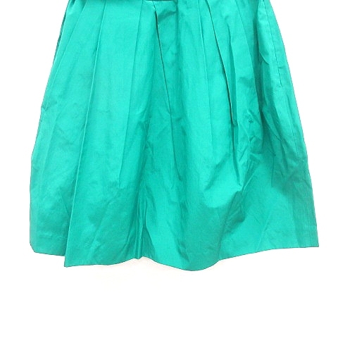  McAfee MACPHEE Tomorrowland skirt flair knee height waist Mark 34 green green /RT lady's 