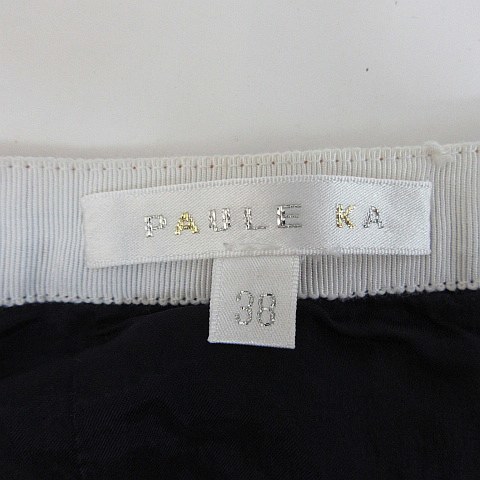  paul (pole) kaPAULE KA skirt knees height tight cotton total pattern 38 multicolor af1855 lady's 