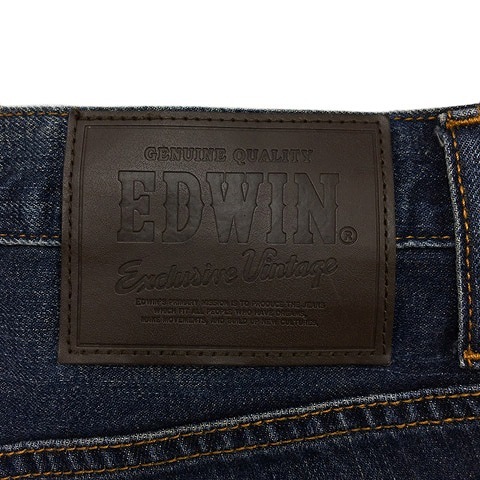 エドウィン EDWIN Exclusive Vintage パンツ デニム Gパン ジーンズ ストレート ジップフライ 31 紺 青 ネイビー ブルー メンズ_画像5