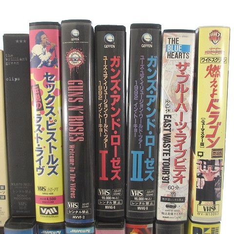VHS 26点 おまとめ 洋楽 邦楽 ロックバンド 映画 その他 現状品 ■SG_画像3