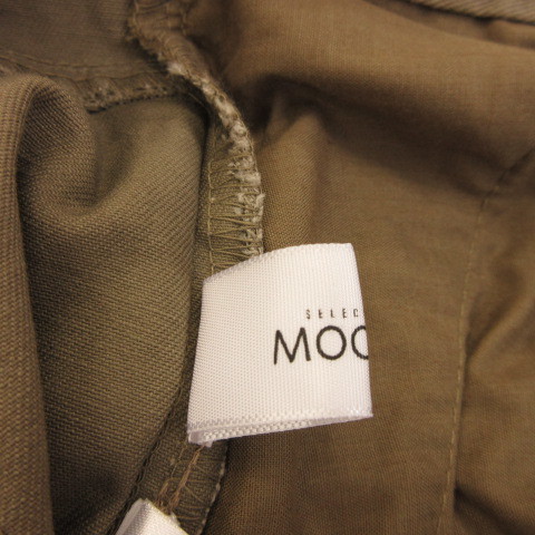  select мокка SELECT MOCA широкий брюки chino распорка tuck чай M *A80 женский 