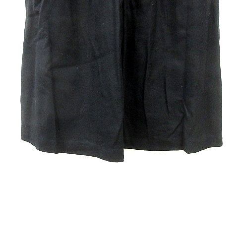  Ballsey BALLSEY Tomorrowland flair skirt knee height wool 32 black black /MN #MO lady's 