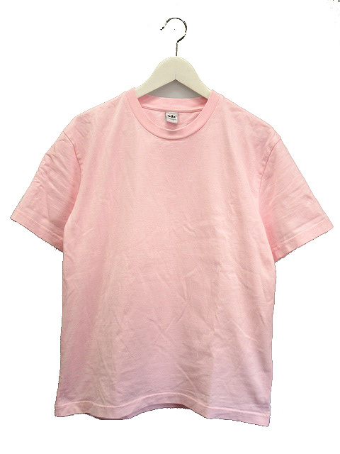 ndx エヌディーエックス 23SS Boxy T-shirts2 EX 半袖 Tシャツ カットソー M ピンク 無地 トップス レディース_画像1
