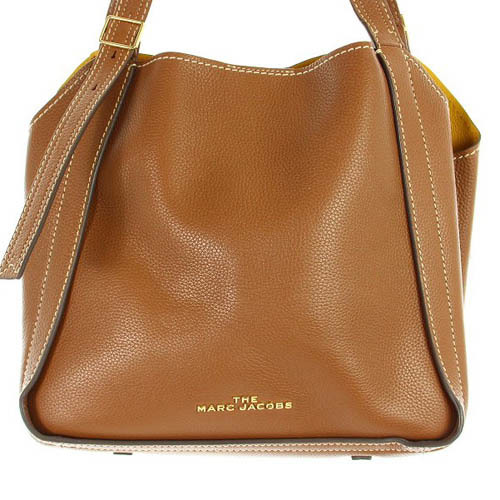 マークジェイコブス MARC JACOBS ザ ディレクター トートバッグ ハンドバッグ レザー ロゴ 茶色 ブラウン /SR6 レディース_画像4