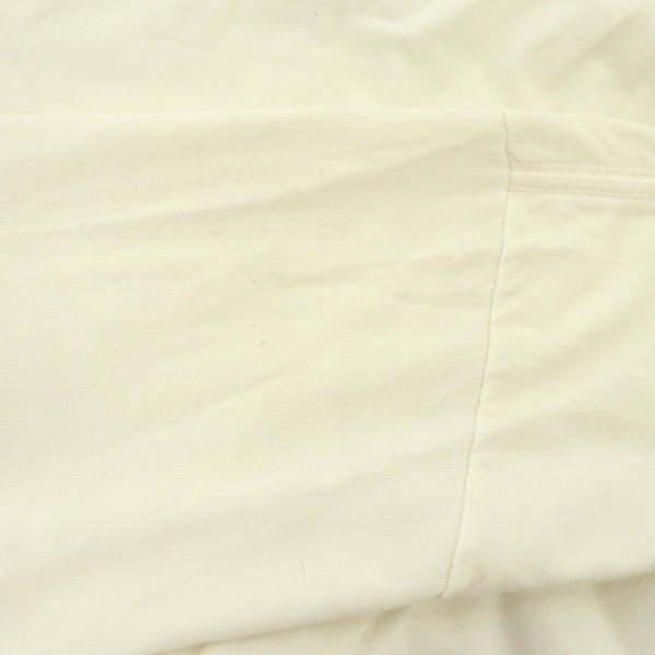 ステューシー STUSSY Tシャツ 半袖 クルーネック コットン ロゴプリント L アイボリー /MY ■GY18 メンズ_画像8