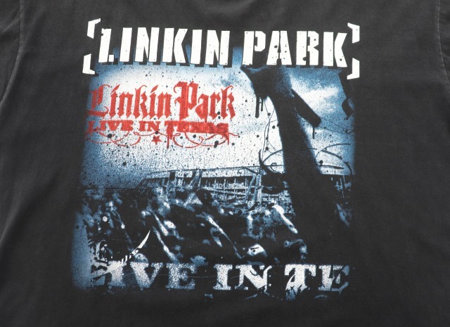 ヴィンテージ VINTAGE 00s 2003 LINKIN PARK リンキンパーク LIVE IN TEXAS T-SHIRT BOOTLEG ライブ イン テキサス ブートレグ Tシャツ バ_画像4