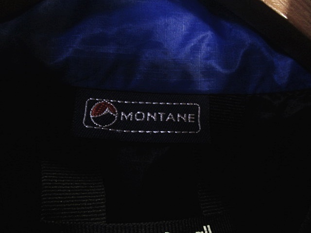 Montane MONTANE с хлопком нейлон лучший Zip выше синий голубой XS мужской 