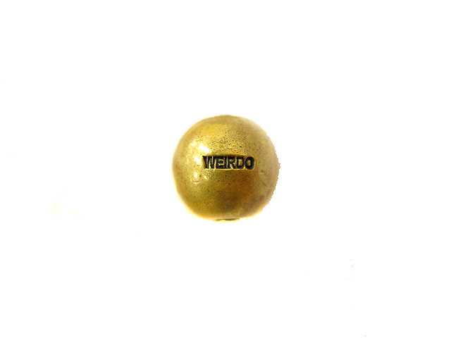 ウィアード WEIRDO 8 Ball Top 8ボールトップ Brass ブラス 真鍮 アクセサリー ゴールド ペンダントトップ メンズの画像5