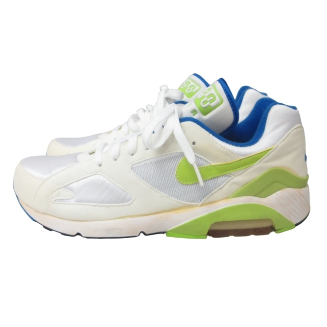 ナイキ NIKE 313103-131 鑑賞用 ジャンク Nike Air Max 180 History of Air スニーカー シューズ 白 ホワイト US 12 29cm 0729 ■GY18_画像2