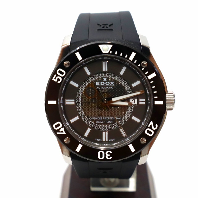 品揃え豊富で EDOX メンズ ウォッチ 腕時計 自動巻き