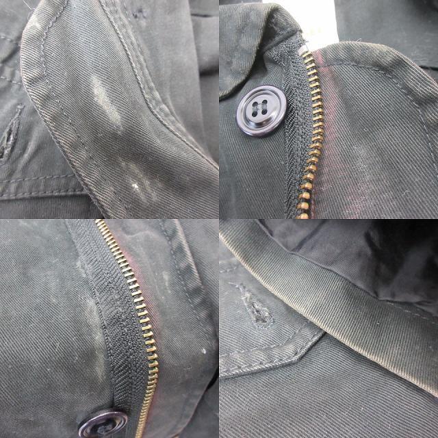 ディーゼル DIESEL M-65 ミリタリー ジャケット ブルゾン ブラック 黒 Mサイズ ■GY09 メンズの画像6