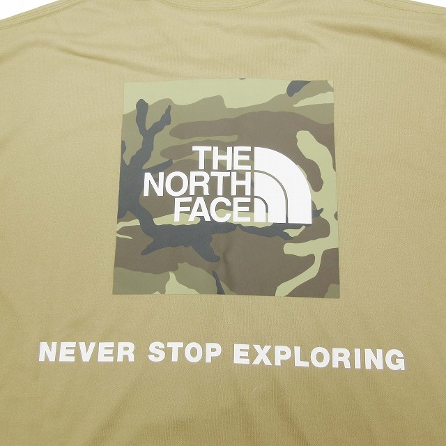 極美品 ザノースフェイス THE NORTH FACE Square Camouflage Tee スクエア ロゴ プリント Tシャツ カットソー 半袖 迷彩 NT32357 M_画像3