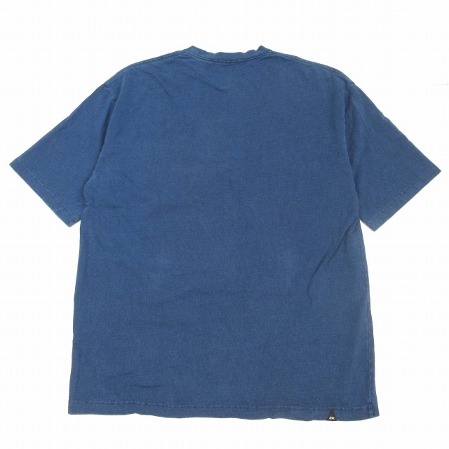 美品 23SS デンハム DENHAM INDIGO PACK TEE インディゴ パック Tシャツ 半袖 クルーネック ジャージー生地 ストレッチ オーバーサイズ_画像2