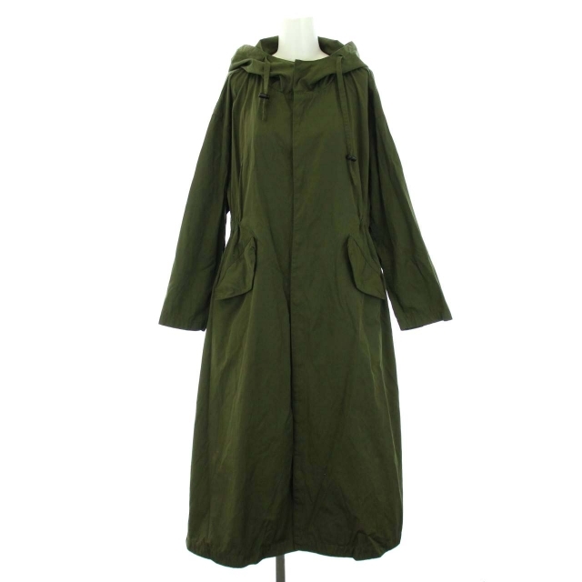  have . mail allumer Tussah Long Hoodie Mod's Coat military springs long 8170202 outer 1 khaki /DK lady's 