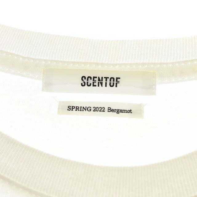 セントオブ SCENTOF AP STUDIO取り扱い 22SS ラウンドテール Tシャツ カットソー 長袖 カットオフ 白 ホワイト /DF ■OS レディース_画像3