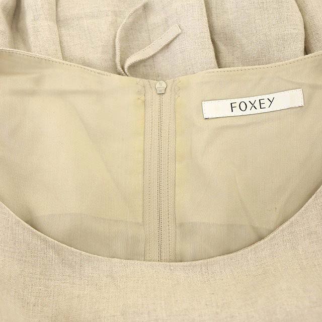 人気絶頂 フォクシー FOXEY レディース □OS /HS 36860 ライトベージュ