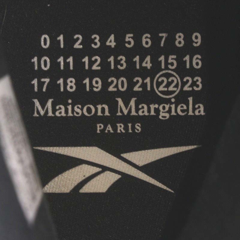 マルタンマルジェラ 22 Martin Margiela 22 Maison Margiela × Reebok Project 0 Question Mid Black メゾン マルジェラ US8.5 GW5001_画像5