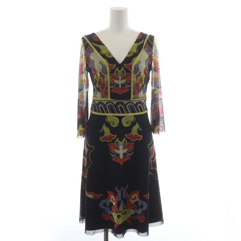 ランキング2022 ヴィヴィアンタム VIVIENNE TAM ワンピース Vネック パワーネット 総柄 ひざ丈 七分袖 XS 紺 ネイビー ワンピース ランキング2022 ヴィヴィアンタム VIVIENNE TAM ワンピース Vネック パワーネット 総柄 ひざ丈 七分袖 XS 紺 ネイビー ワンピース