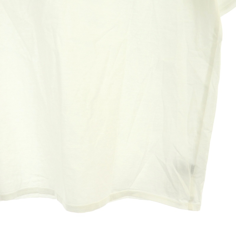 シップス SHIPS colors スリーブフリル Tシャツ カットソー 半袖 白 ホワイト /AA ■OS レディースの画像6