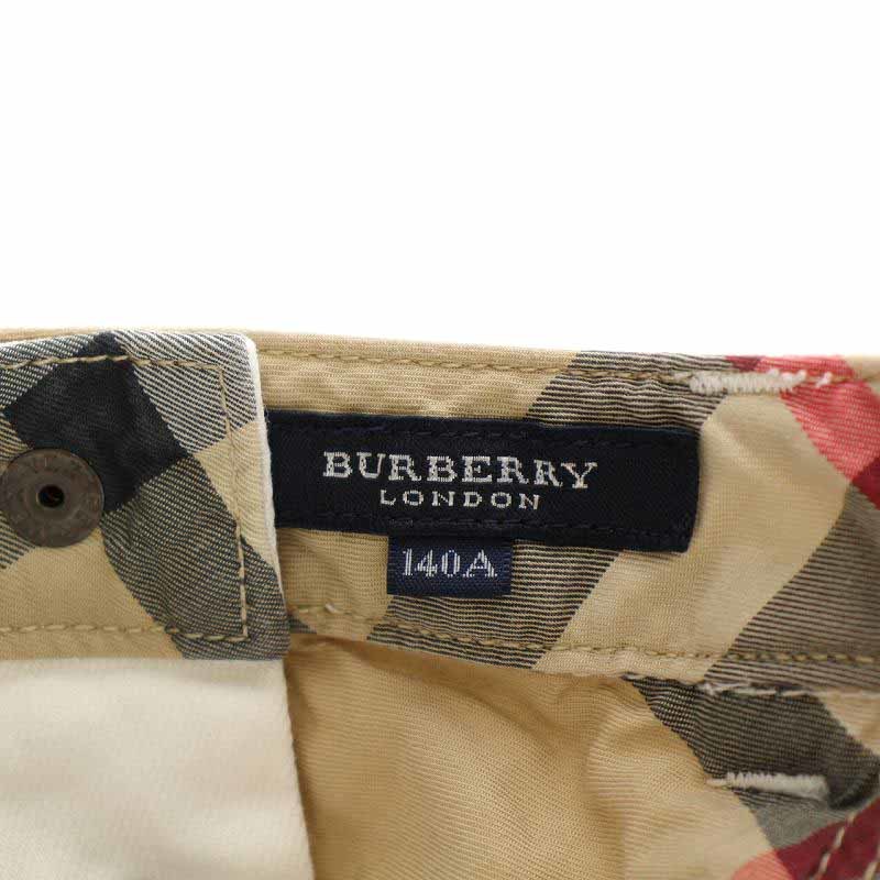 バーバリー ロンドン BURBERRY LONDON ハーフパンツ ショートパンツ ロゴボタン 140A 白 ホワイト /YI40 ■GY12 レディース_画像7