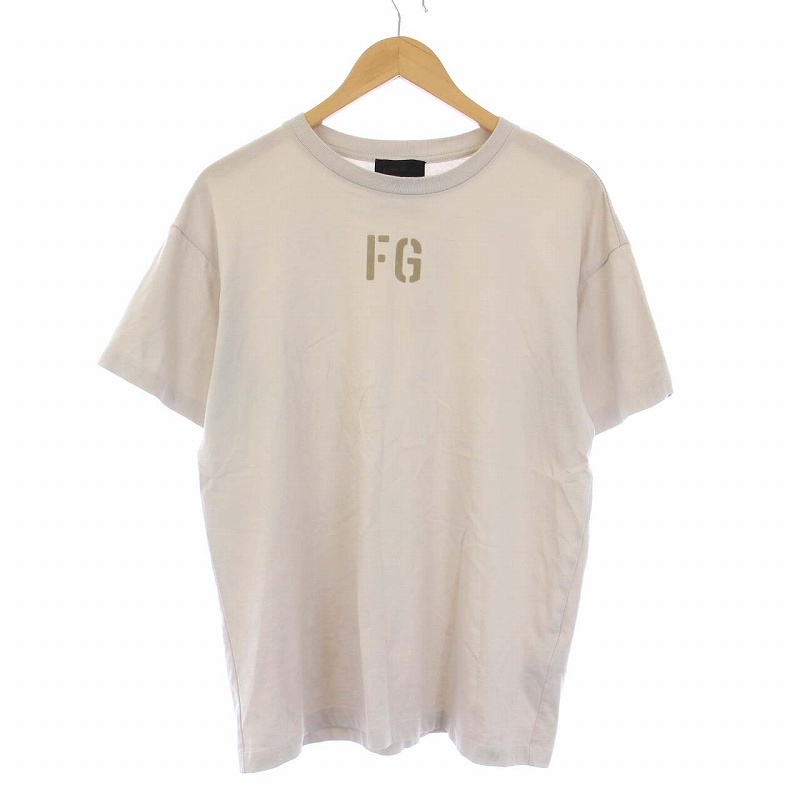 フィアオブゴッド Fear of God SEVENTH COLLECTION VINTAGE/FG TEE Tシャツ カットソー 半袖 ロゴ S ベージュ FG50-025 /KH メンズ
