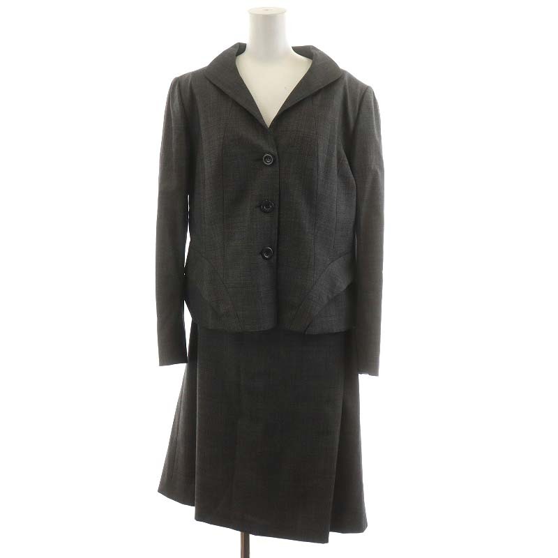新作入荷!!】 レリアン Leilian レディース /AN43 グレー XL 13+