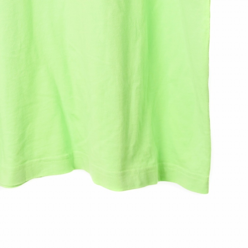 バレンシアガ BALENCIAGA 20年製 WFPプリント Tシャツ カットソー 半袖 クルーネック M 緑 グリーン 612965 メンズ_画像7
