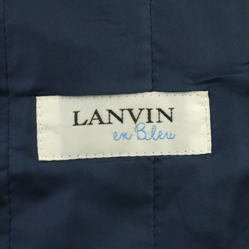 ランバンオンブルー LANVIN en Bleu ライナー付きステンカラーコート