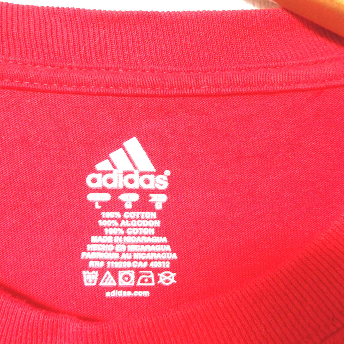 【送料無料】ロサンゼルス・クリッパーズTシャツ/Lサイズ　コットン素材　アディダス　adidas 美品_画像3