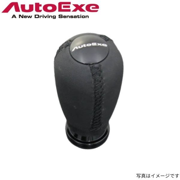 オートエグゼ シフトノブ RX-7 FD3S マツダ ブラックステッチ 本革 AutoExe A1396-08_画像1