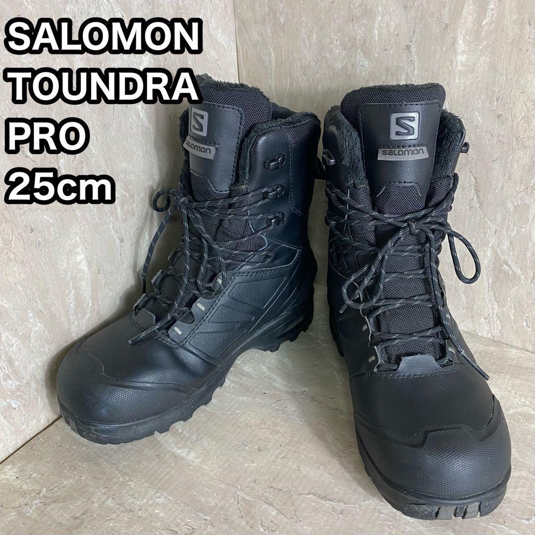 サロモン SALOMON TOUNDRAPRO CSWP 25cm ウォータープルーフ 冬山 登山靴 山登り トレッキングシューズ ウィンターシューズ 防水 防寒_画像1