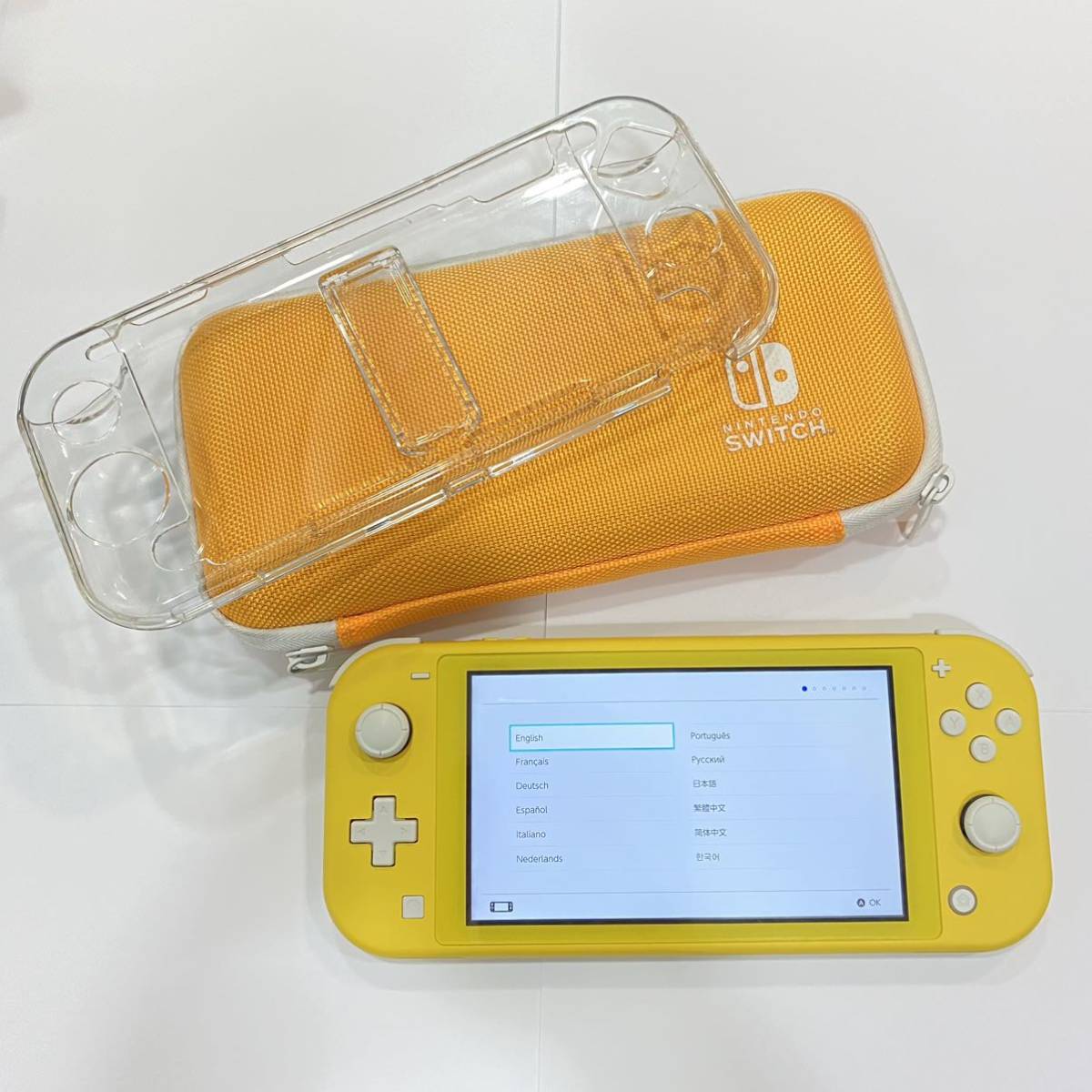 税込◇Nintendo Switch Lite◇本体 HDH-001 黄色 初期化済 2022年製