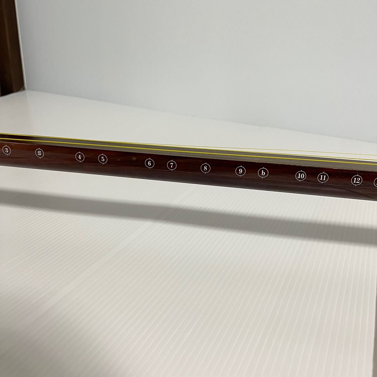 地唄三味線 べっ甲撥付き、付属品多数 ハードケース