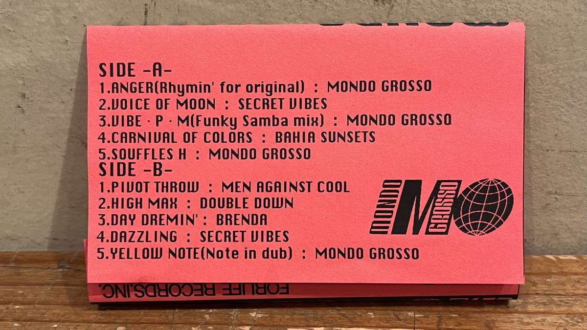 ◇稀少!プロモ盤カセットテープ◇Mondo Grosso モンド・グロッソ / Mondo Grosso Etc. 大沢伸一 FLCF-30210 Ivan Lins CASIOPEA_画像3