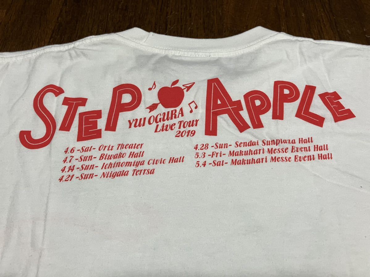  маленький .. футболка Step Apple Live 2019 S размер короткий рукав футболка WHITE