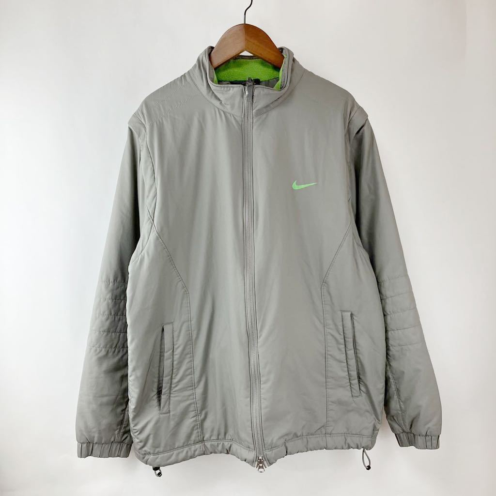 NIKE GOLF ナイキゴルフ ナイロンジャケット ウィンドブレーカー アウター 2wey 切り替えジャケット ゴルフウェア スポーツウェア Lサイズ