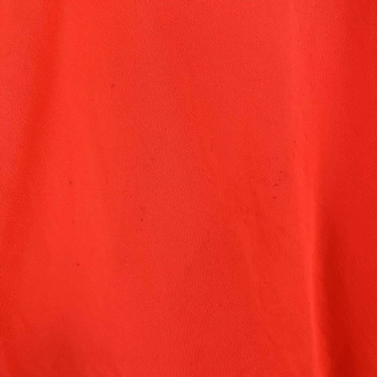 UNDER ARMOUR アンダーアーマー 半袖 Tシャツ キッズ ジュニア YLG 150 蛍光 オレンジ カジュアル スポーツ トレーニング ウェア_画像4