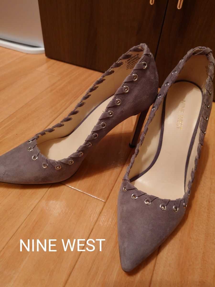 ☆美品☆ NINE WEST  スェード調ハイヒール