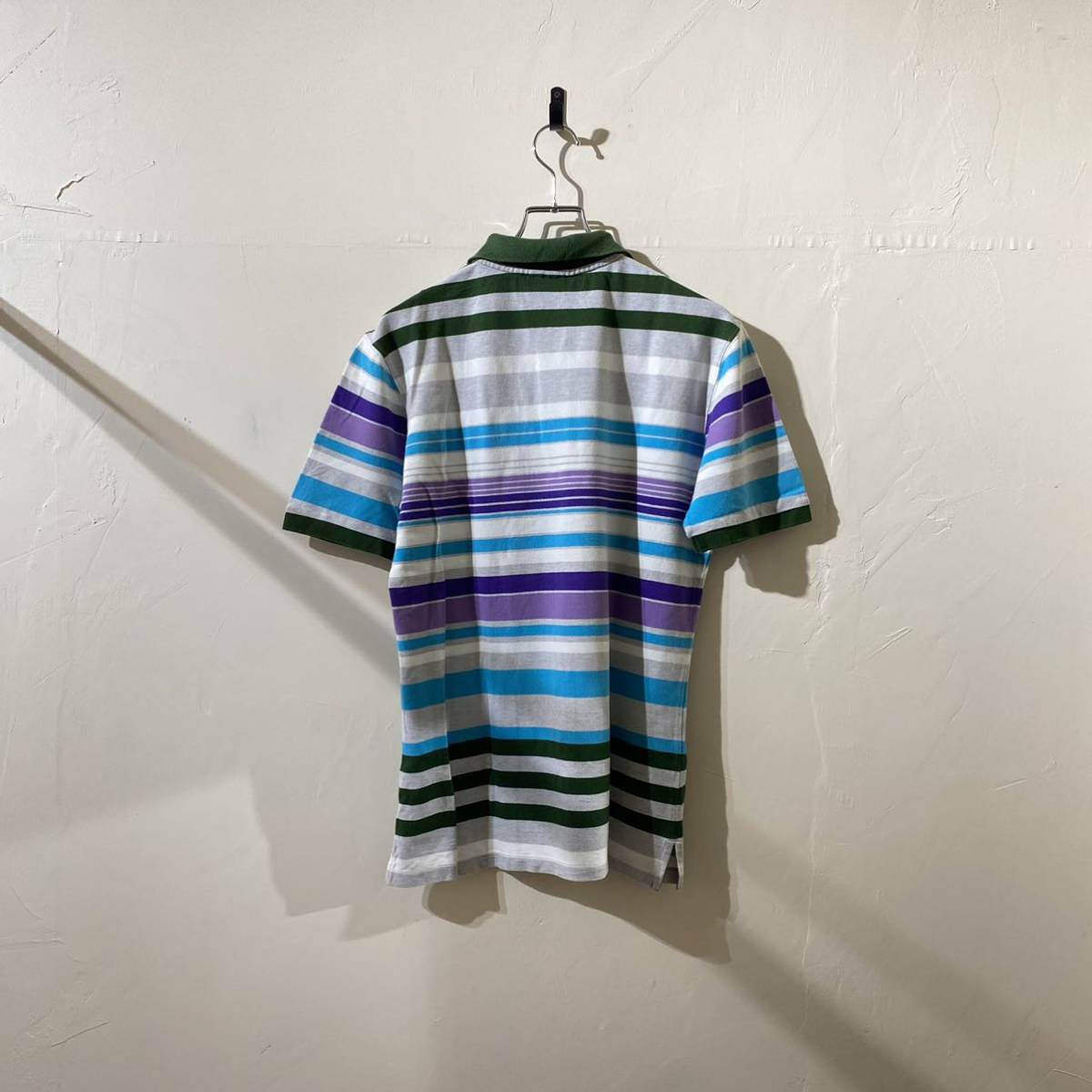 vintage euro boarder polo shirt ヨーロッパ古着 ビンテージ ポロシャツ ボーダーポロシャツ ボーダー柄 80s 90s_画像8