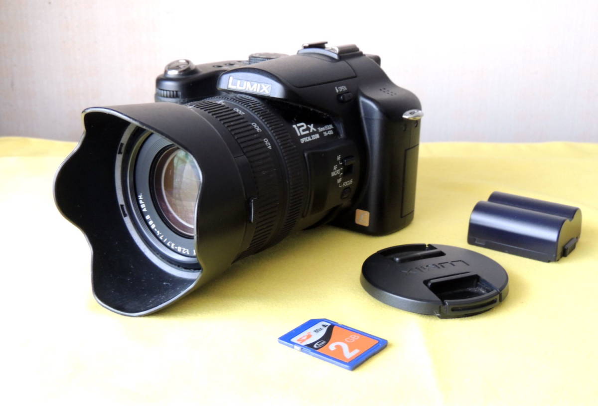 近赤外線領域撮影改造カメラ LUMIX DMC-FZ30 ブラック 付属品含む 807