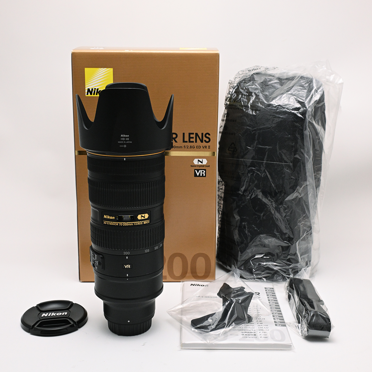 激安 70-200mm AF-S Nikon f/2.8G NIKKOR 【完動】【極上】 II VR ED ニコン