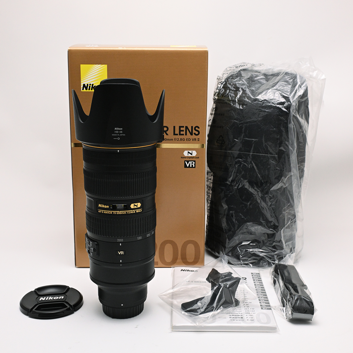 5年保証』 VR ED f/2.8G 70-200mm AF-S Nikon II NIKKOR 【完動