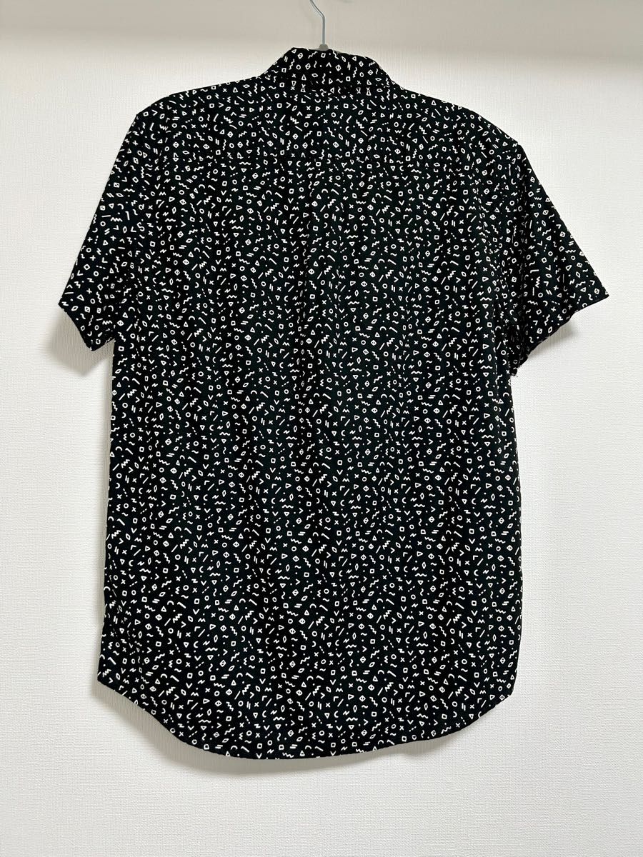 【美品】アメリカンイーグル|ワイシャツ|ブラック|Sサイズ